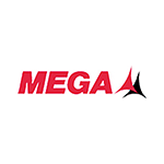 Logotipo MEGA equipamiento hidráulico Logotipo MEGA